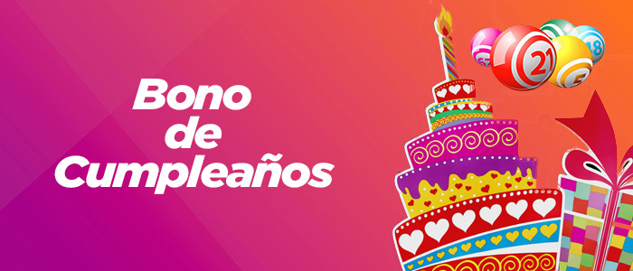 Promocion Bingo Online Bono cumpleaños