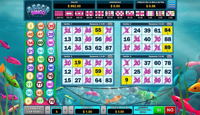 pesca bingo online