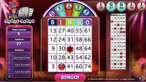 bonus bingo Colombia