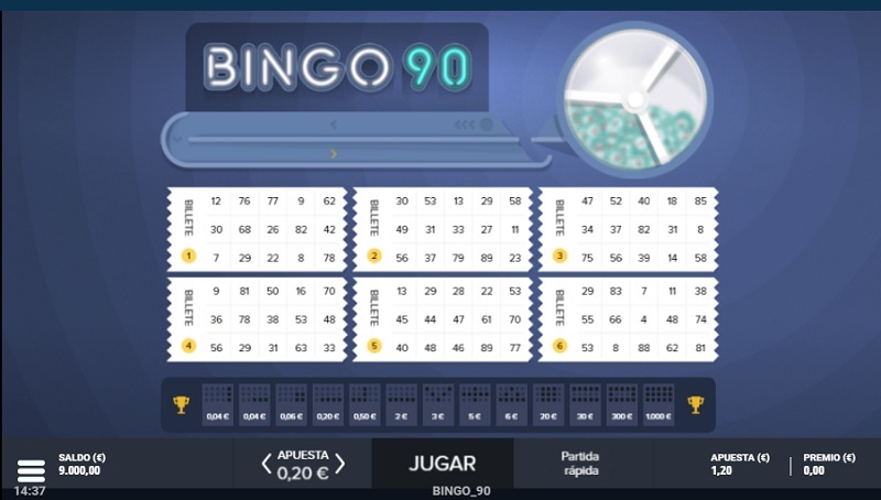 bingo 90 en 1xbet