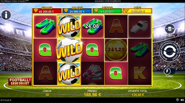 Football Cash Collect de Playtech