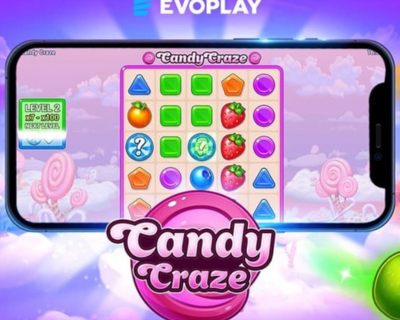 Banner tragamonedas Candy craze