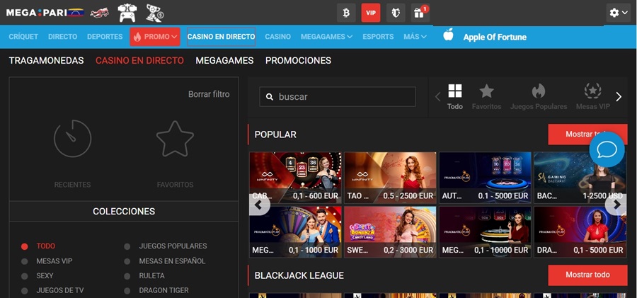 Como registrarse en Megapari casino online en Latinoamerica