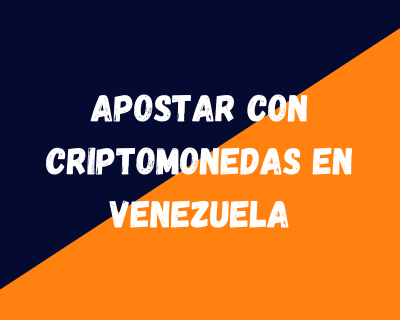Banner Apostar con Criptomonedas en Venezuela