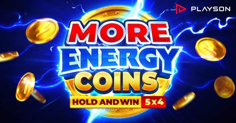 More Energy Coins: la gran novedad de Playson 1 More Energy Drink: la nueva tragamonedas de Playson.