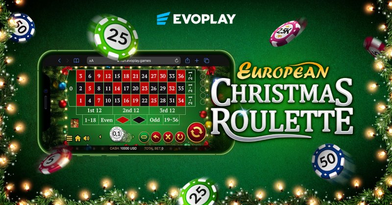 European Christmas Roulette: la ruleta navideña de Evoplay que reinventa un clásico de casino 1 European Christmas Roulette: lo nuevo de Evoplay.