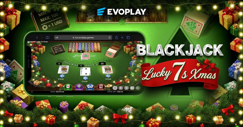 Blackjack Lucky 7s Xmas: lo nuevo de Evoplay.